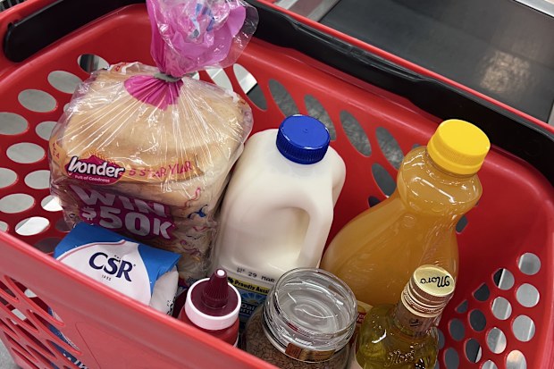 grocery cost comparison coles aldi woolworths