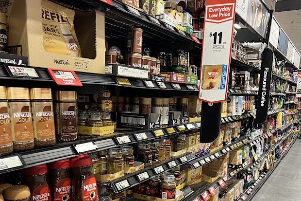 grocery price increase instant coffee