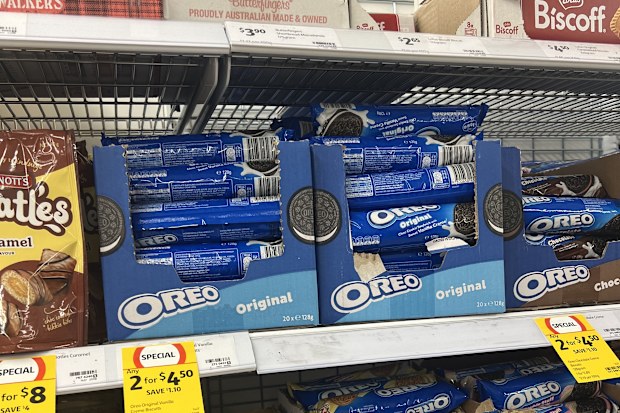 accc coles and woolies oreo cookies misleading conduct cheapest price