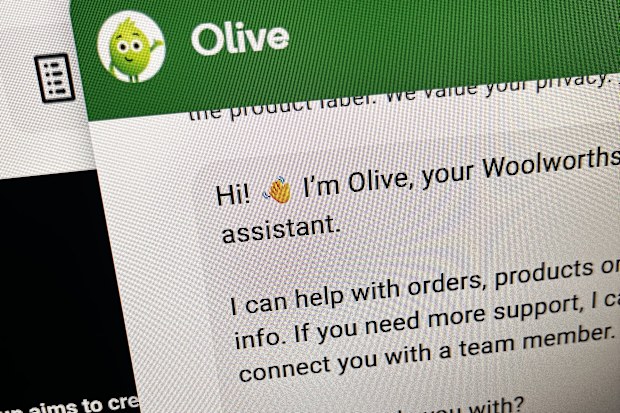 woolworths ai assistant olive