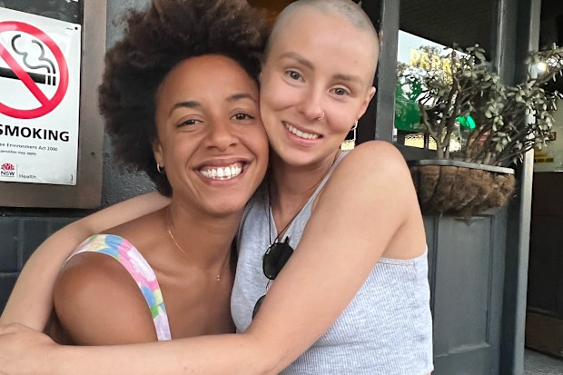 Rachael lost her hair while going through cancer treatment.