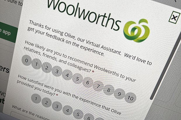 woolworths ai assistant olive