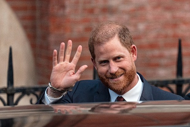LONDON, ENGLAND - APRIL 09: Prince Harry leaves the Royal Courts of Justice on April 09, 2025 in London, England. Prince Harry arrived in the UK on Tuesday to attend court for his appeal against the reduction of his security detail during family visits. On Tuesday, the Court of Appeal heard his case, challenging a High Court ruling that upheld the decision to evaluate his security arrangements for UK visits on a case-by-case basis.