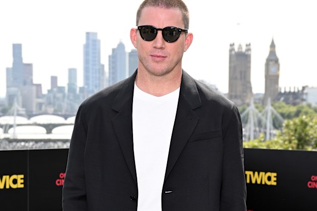 Channing Tatum white T-shirt