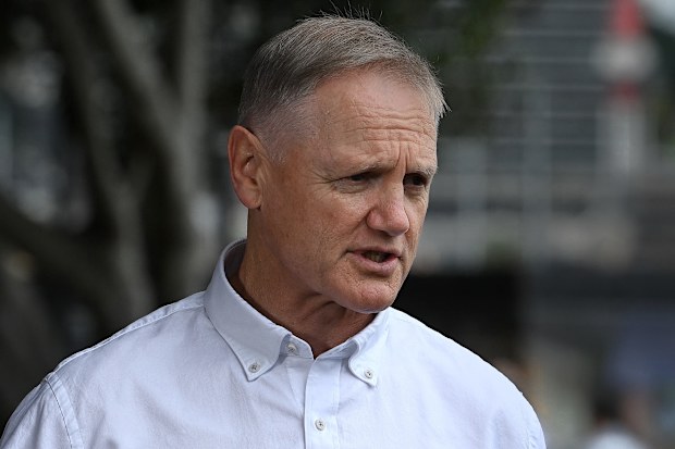 Wallabies coach Joe Schmidt at the announcement that tickets go on sale to the public today for the 2025 British and Irish Lions Tour of Australia.