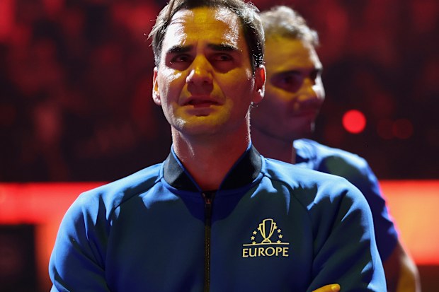 T-shirt Federer Laver Cup Bleu - Uniqlo - Taille L - Homme - Neuf Avec étiquettes - Tennis