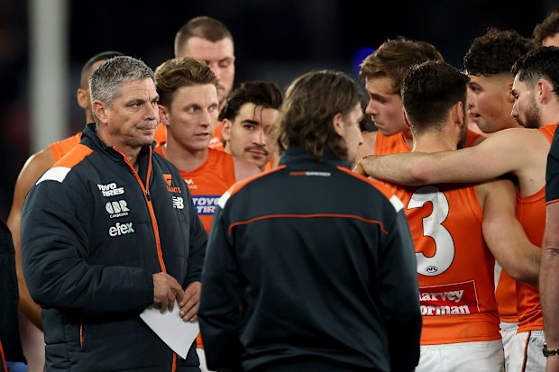 GWS coach Adam Kingsley.