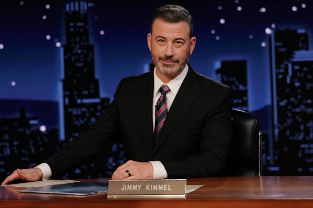 JIMMY KIMMEL LIVE!  "Jimmy Kimmel Live!" airs every weeknight at 11:35 p.m. ET and features a diverse lineup of guests that include celebrities, athletes, musical acts, comedians and human interest subjects, along with comedy bits and a house band. The guests for Tuesday, September 23 included Glen Powell ("Chad Powers"), and musical guest Sarah McLachlan. (Disney/Randy Holmes)  JIMMY KIMMEL (Photo by Randy Holmes/Disney via Getty Images)