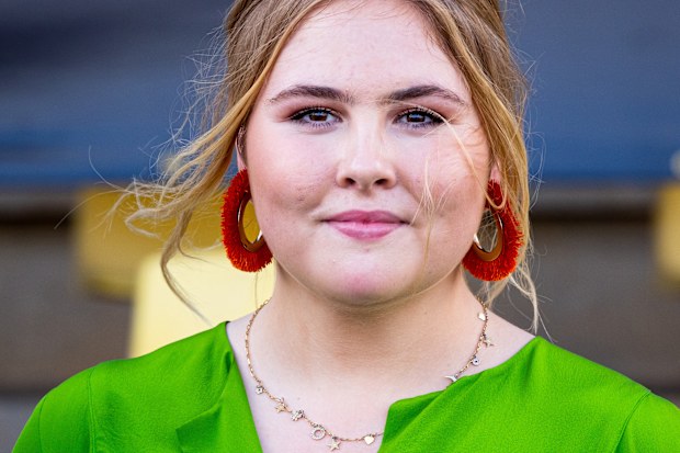 ARUBA, ARUBA - JANUARY 31: Princess Amalia of The Netherlands visits Compleho Deportivo Frans Figaroa stadion for a football match during the Dutch Royal Family Tour Of The Dutch Caribbean Islands on January 31, 2023 in Aruba, Aruba. (Photo by Patrick van Katwijk/Getty Images) *** Local Caption *** Princess Amalia