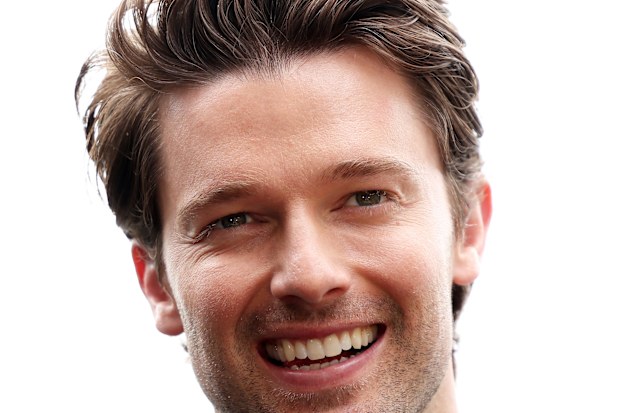 Patrick Schwarzenegger in Sydney in March 2025 to promote season three of The White Lotus.