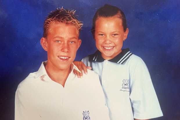 Mackenzie Arnold with her brother Sam Arnold.