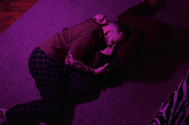 Couple kissing