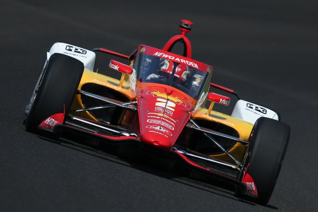 Josef Newgarden during practice for the 108th Indianapolis 500.