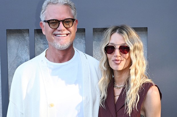 Eric Dane with Janell Shirtcliff at the premiere of Countdown on June 18, 2025.
