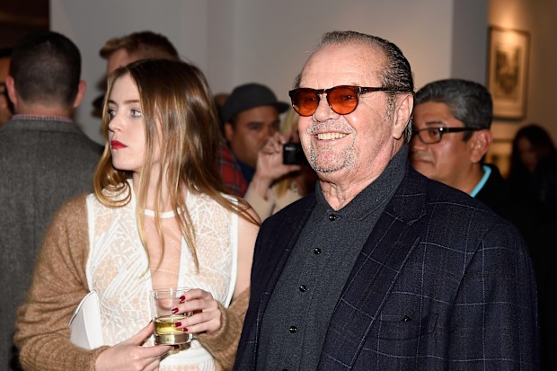 LOS ANGELES, CA - DECEMBER 13: Actors Lorraine Nicholson (L) and Jack Nicholson attend TASCHEN And David Bailey Celebrate "It's Just A Shot Away: The Rolling Stones In Photographs" at the TASCHEN Gallery on December 13, 2014 in Los Angeles, California. (Photo by Frazer Harrison/Getty Images for TASCHEN)