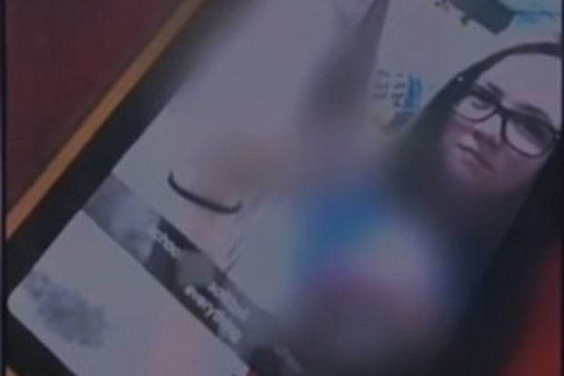 A screenshot of the Snap message Brandi Levy sent.