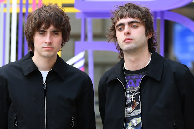 Gene Gallagher and Lennon Gallagher attend the 2023 Royal Academy of Arts Summer Preview Party at Royal Academy of Arts on June 06, 2023 in London, England. 