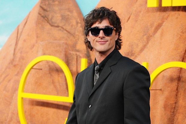 Jacob Elordi at the premiere of Euphoria season three on Tuesday, April 7, 2026, at the TCL Chinese Theatre in Los Angeles. 