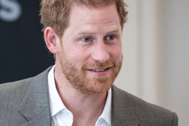 Britain's Prince Harry speaks during a reception at the town hall in Duesseldorf, Germany, Tuesday, Sept. 6, 2022. Prince Harry visits the city as ambassador for the Invictus games, a week-long games for active servicemen and veterans who are ill, injured or wounded, hosted by Duesseldorf next year. (Fabian Strauch/dpa via AP)