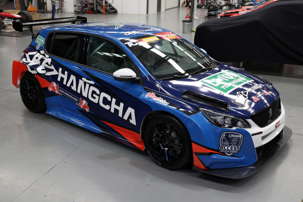 The Hangcha-backed Peugeot 308 that will join the TCR Australia Series for the final three rounds.