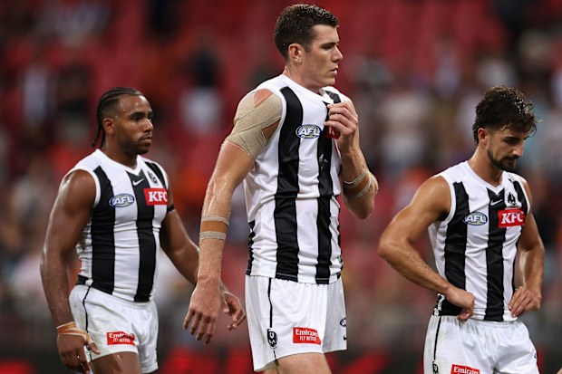 Mason Cox collected just five touches on Saturday night.