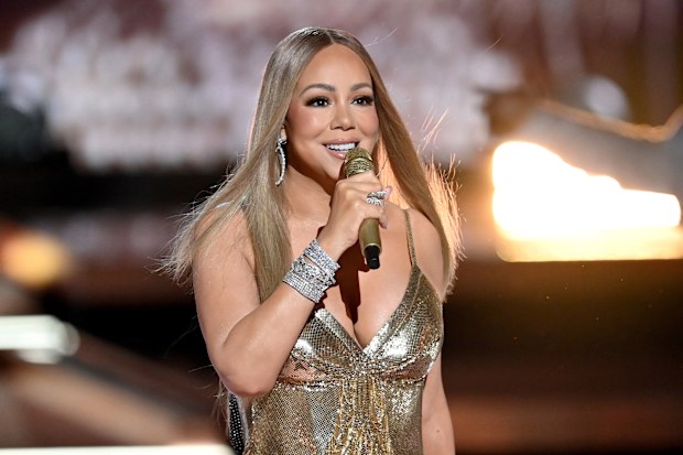 LOS ANGELES, CALIFORNIA - JUNE 09: Mariah Carey performs onstage during the 2025 BET Awards at Peacock Theater on June 09, 2025 in Los Angeles, California.  (Photo by Paras Griffin/Getty Images for BET)