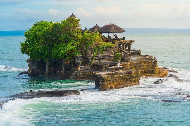 The famous Tanah Lot temple is a short drive away from the hotel.
