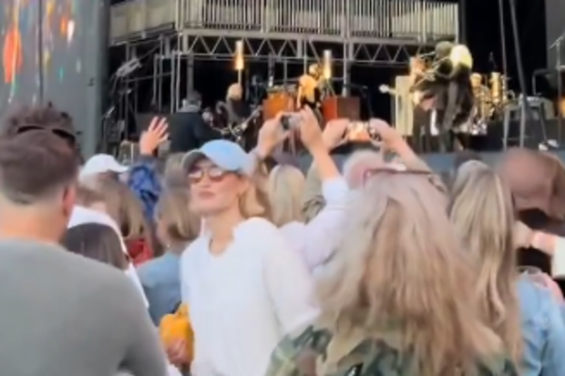 Gigi Hadid and Bradley Cooper spotted at BottleRock festival