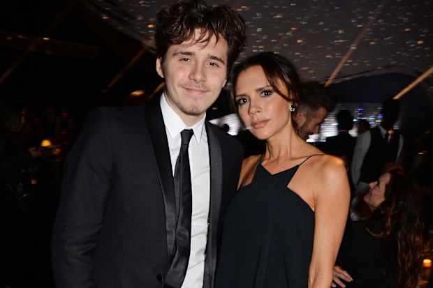 Brooklyn Beckham and Victoria Beckham