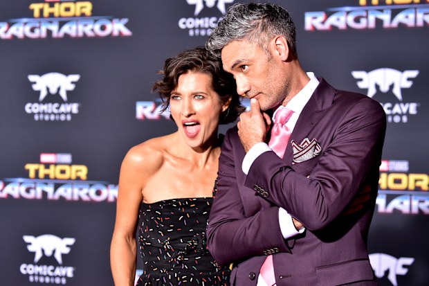 Chelsea Winstanley and Taika Waititi 