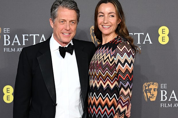 Hugh Grant and Anna Elisabet Eberstein