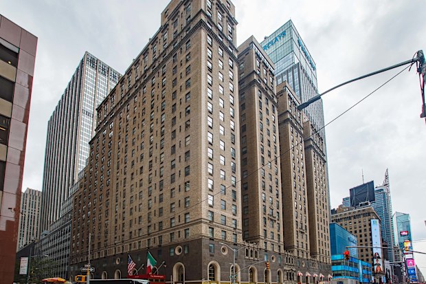 The Roosevelt Hotel in Midtown, New York City, USA