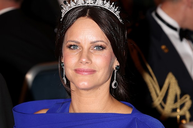 STOCKHOLM, SWEDEN - DECEMBER 10: Princess Sofia, Duchess of Värmland attends the Nobel Prize Banquet 2024 at Stockholm City Hall on December 10, 2024 in Stockholm, Sweden. (Photo by Pascal Le Segretain/Getty Images)