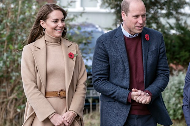 Prince William and Kate, Princess of Wales, arrive for a visit to The Street, a community hub that hosts local organisations to grow and develop their services, in Scarborough, North Yorkshire, Thursday November 3, 2022.