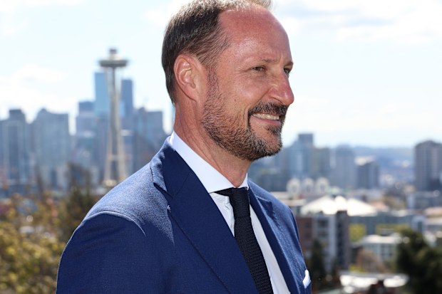 Crown Prince Haakon of Norway visits Kerry Park 