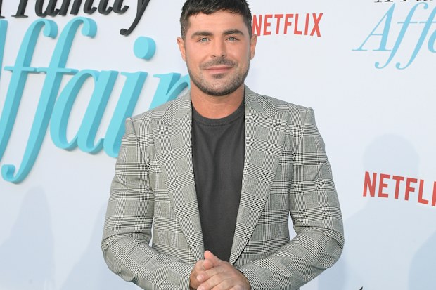 LOS ANGELES, CALIFORNIA - JUNE 13: Zac Efron attends the world premiere of Netflix's "A Family Affair" at The Egyptian Theatre Hollywood on June 13, 2024 in Los Angeles, California.  (Photo by Charley Gallay/Getty Images for Netflix)