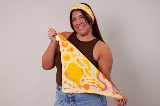 Belle Borgia designed her own bandanna for Canteen's Bandanna Day.