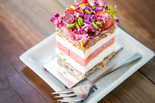 The watermelon cake at Black Star Pastry