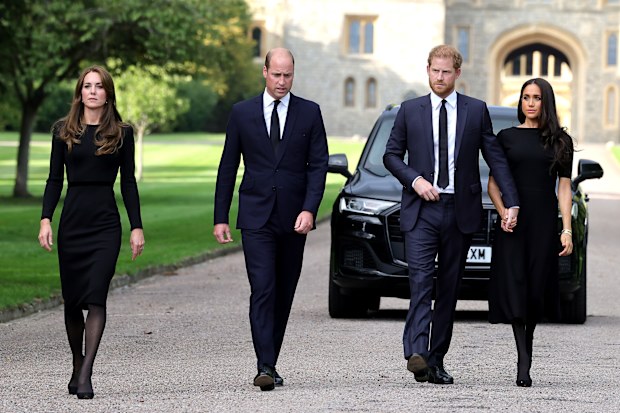 Kate Middleton, Prince William, Meghan Markle and Prince Harry