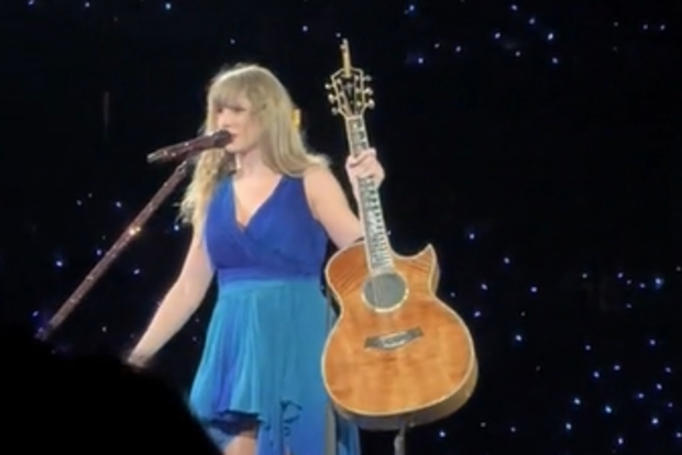 Taylor Swift suffers wardrobe malfunction during Eras Tour in Stockholm