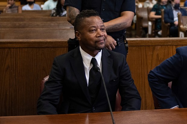 Actor Cuba Gooding Jr. sits in Manhattan Criminal Court for his sexual misconduct case, Thursday, Oct 13, 2022, in New York.