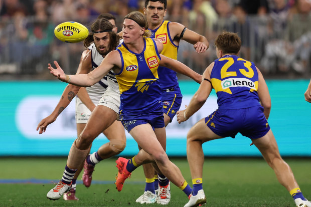 Reid kicked three goals in the Western Derby.