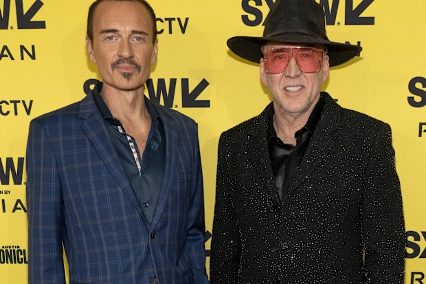 Julian McMahon and Nicolas Cage