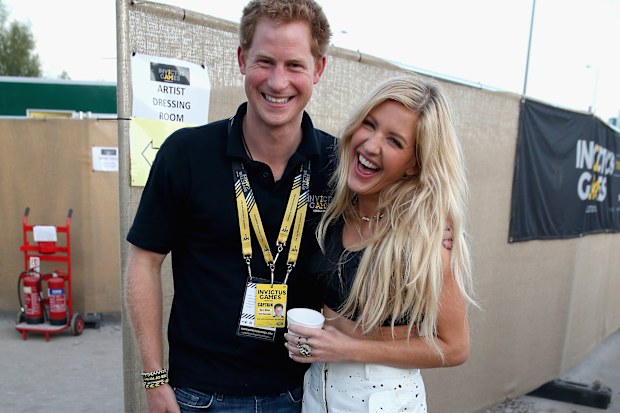 Ellie Goulding and Harry pictured in 2014.