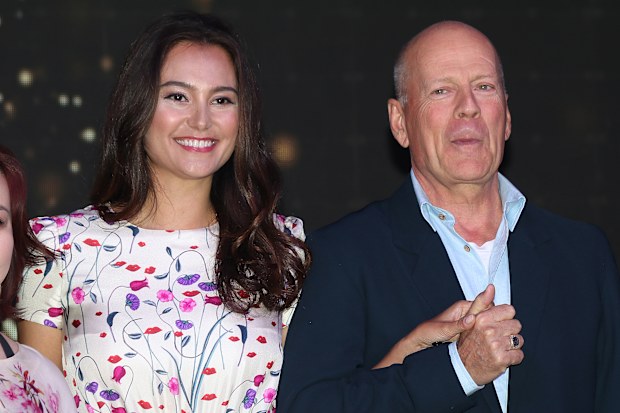 Bruce Willis and his wife American model Emma Heming