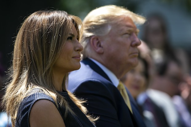 Melania and Donald Trump