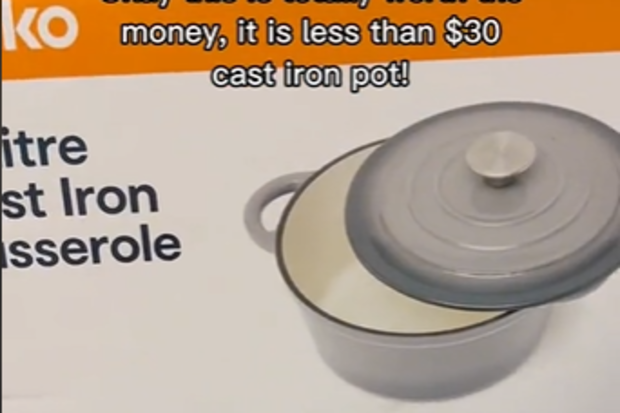 kmart cast iron pot