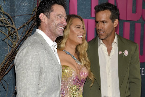 Hugh Jackman, Blake Lively, and Ryan Reynolds