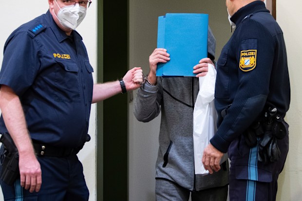 The defendant's name wasn't released for privacy reasons,  (Sven Hoppe/dpa via AP)