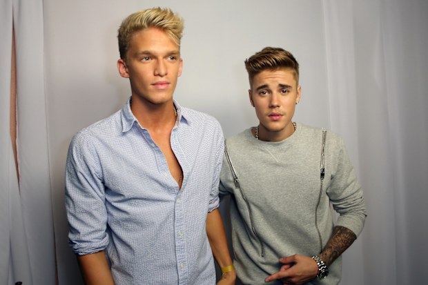 Cody Simpson and Justin Bieber